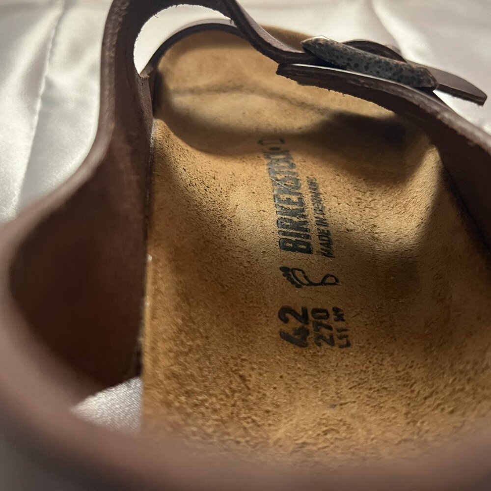 Birkenstock Milano Oiled Leather Habana Color EU Size 42 (US Sz 9 Men/11 Women) - Picture 5 of 16
